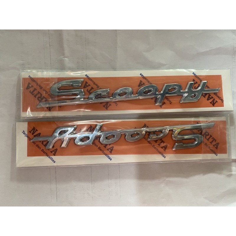 emblem scoopy fi 2013-2016