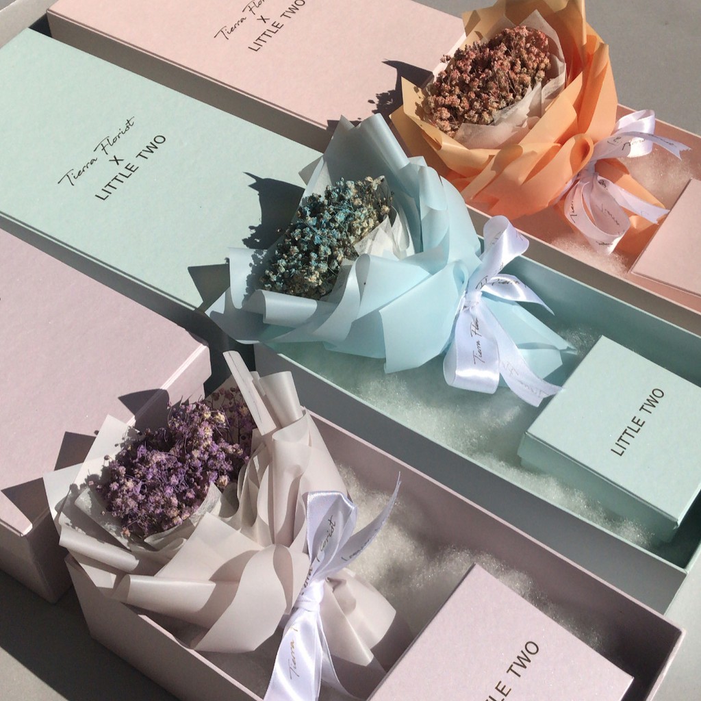 LITTLE TWO - Additional - Exclusive Hampers - SMALL - Ready ( Peach, Blue, Lavender )