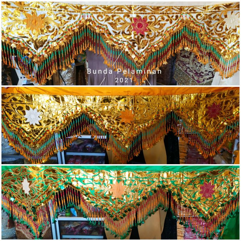 Tirai Pelaminan Ondas Bertingkat