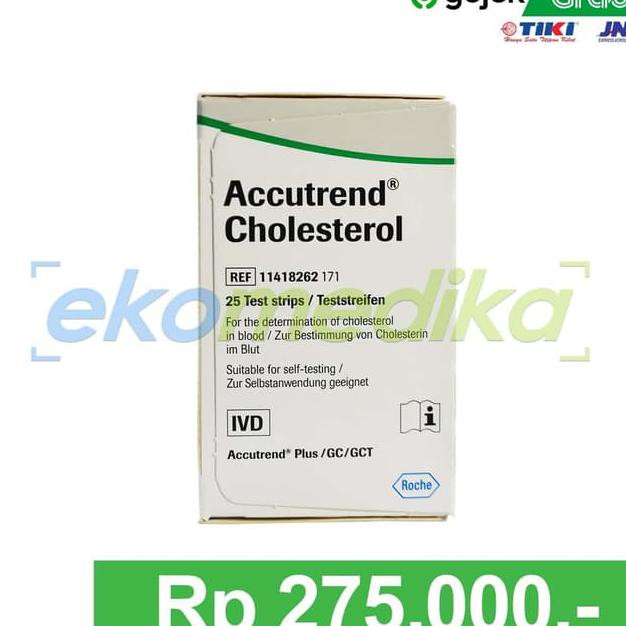 Diskon Strip Accutrend Cholesterol 25T Terbaru