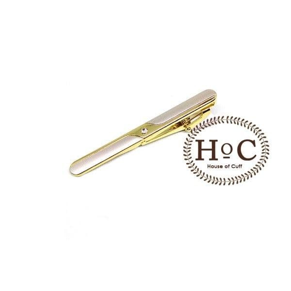 DASI Houseofcuff Pin Tie Jepit Dasi PIN TIE GOLD SILVER BEZEL 07 (F3J3) Dasi pria panjang Dasi motif