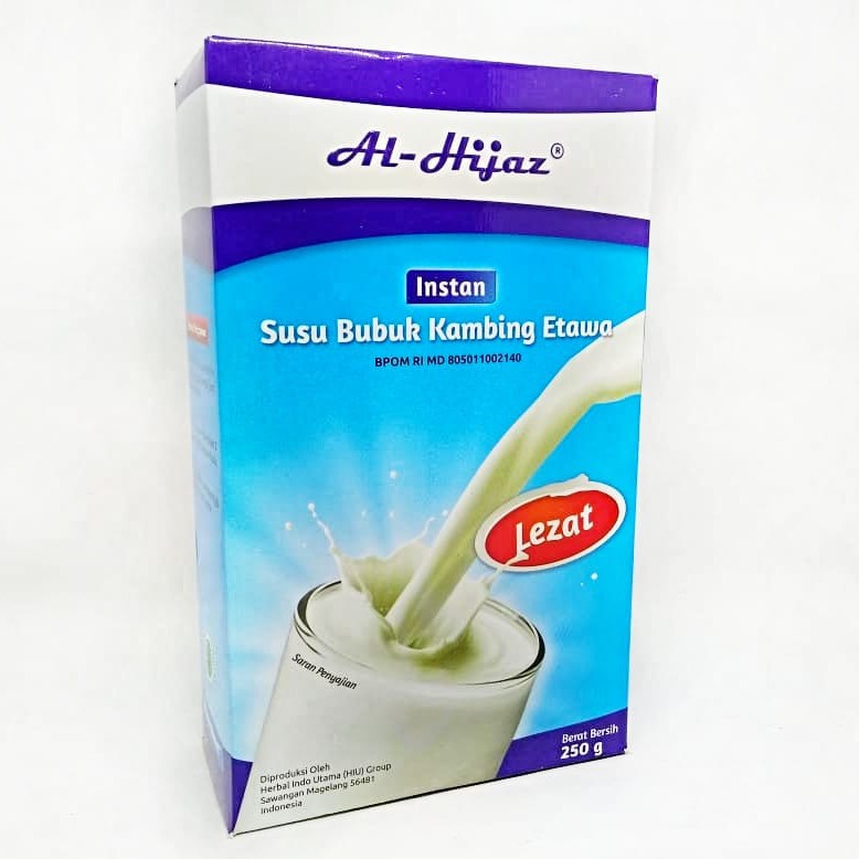 

Susu kambing Ettawa Al Hijaz 250gr | Susu Kambing Berkhualitas