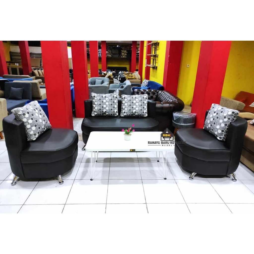 Sofa Oval Minimalis 211 Kursi Tamu Oscar Jogja