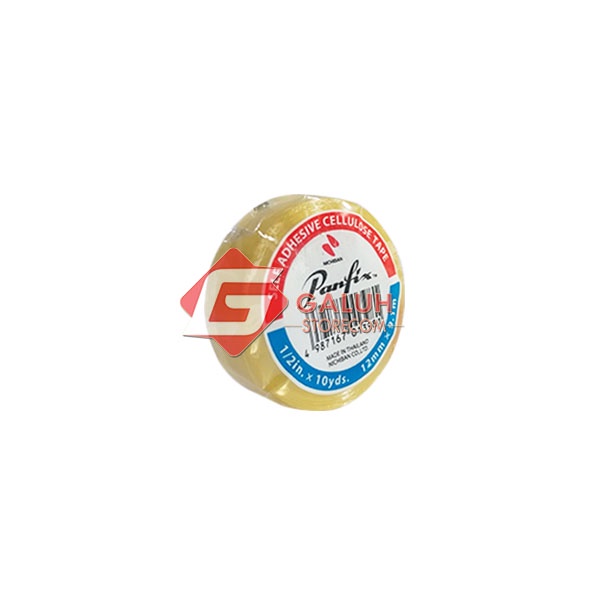 

Panfix Stationary Tape / Selotip / Solasi / 1/2 Inchi X 10 Yard