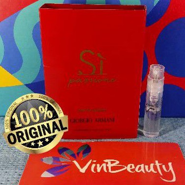 Vial Parfum OriginaL Giorgio Armani Si Passione EDP 1.2 ml For Women Murah