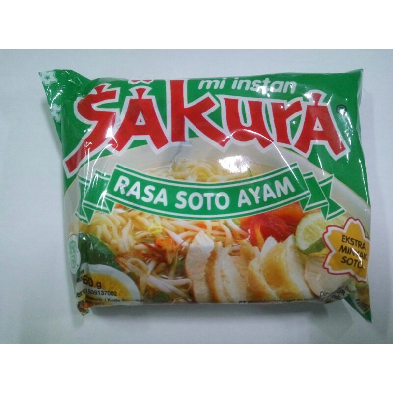 

Mie sakura rasa soto