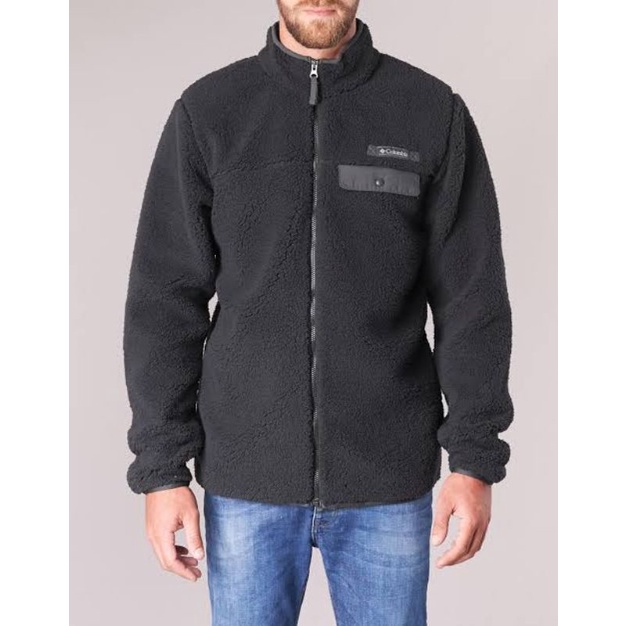Original jaket outdoor columbia black reject minor
