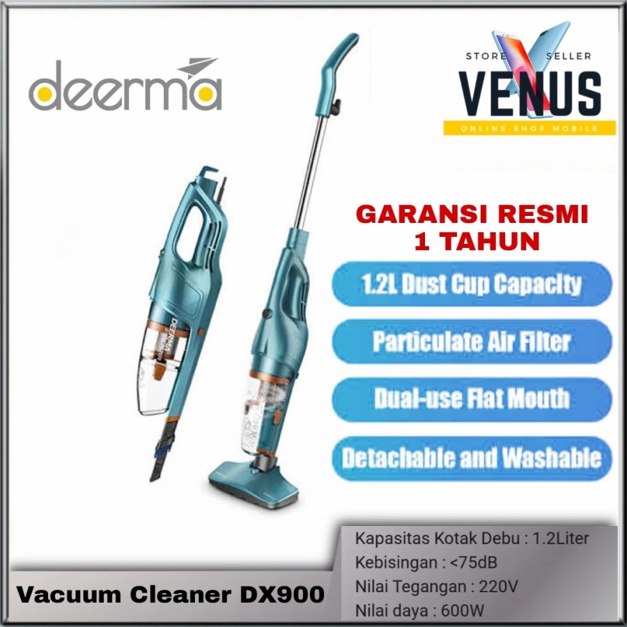 Deerma DX900 Penyedot Debu Push Rod 2 in 1 Vacuum Cleaner Handheld