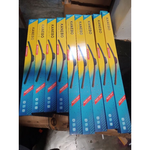 Kanebo Wiper Blade Frameless / Karet Pembersih Kaca Mobil  Original