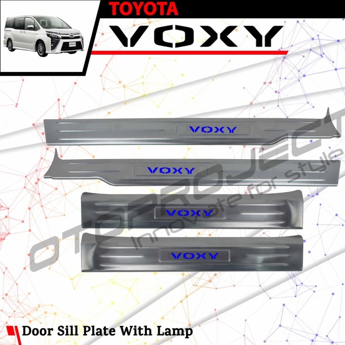 sillplate samping LED toyota voxy