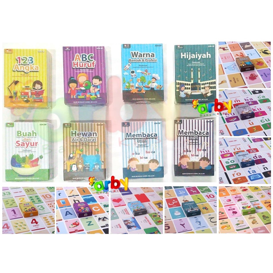 Flashcard Kartu Pintar Belajar Balita (Mainan Edukasi)