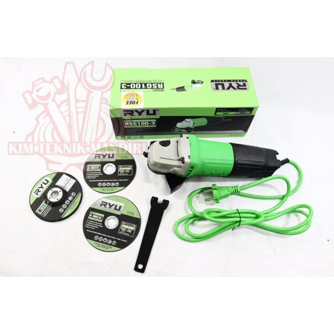 -READY- GERINDA TANGAN GERINDA LISTRIK TEKIRO RYU RSG 100-3 MURAH