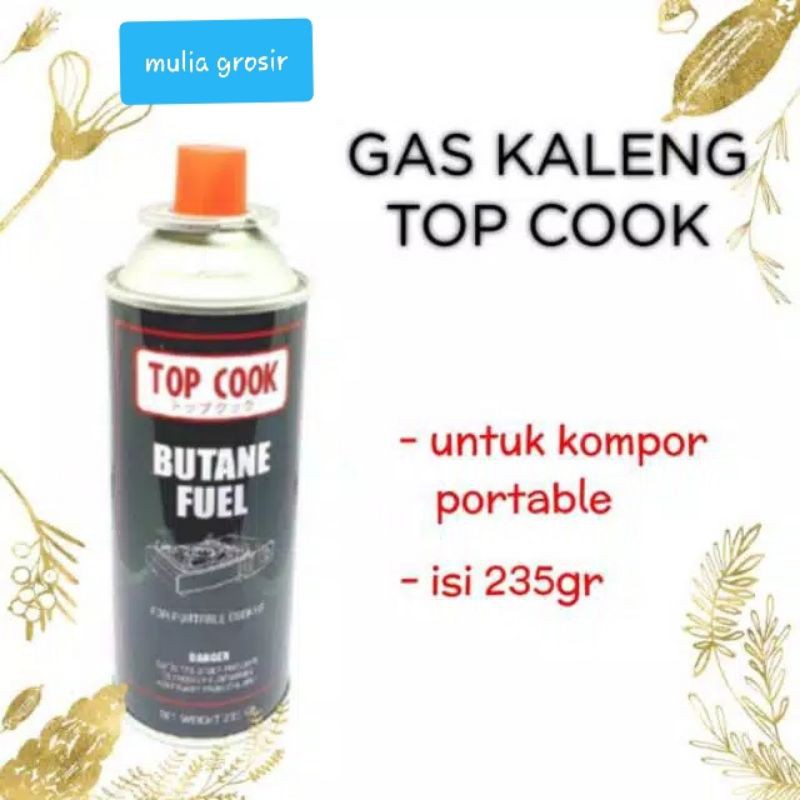 Kaleng Gas Baru (Untuk Kompor Portable Sudah Sama Isi nya 235gram / 400 gram)