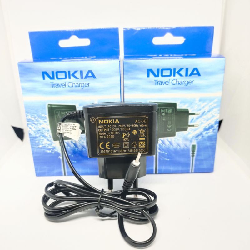 Charger Nokia Kecil / Travel Charger Nokia Colokan Kecil