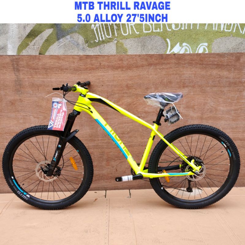 Sepeda Gunung Thrill Ravage 4.0 Alloy 27'5Inch Rem Hydraulic