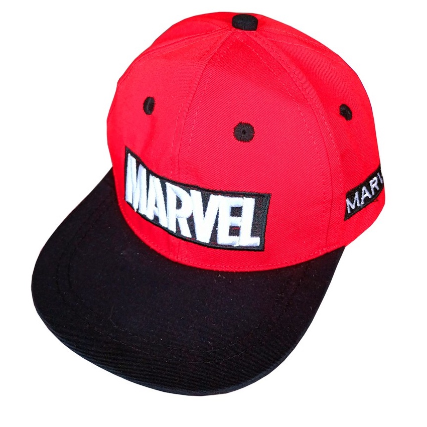 Topi Snapback Anak Motif Marvel usia 3 - 12 tahun