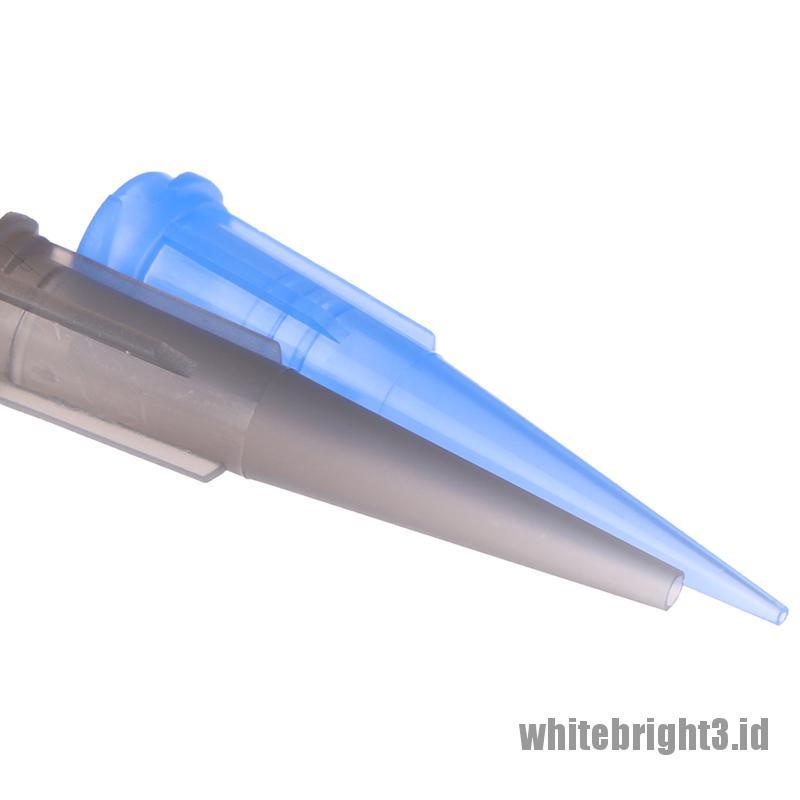 ❤White3 Warna Putih❤ Tt 30pcsset Jarum Ujung Runcing Untuk Dispenser Lem Solder