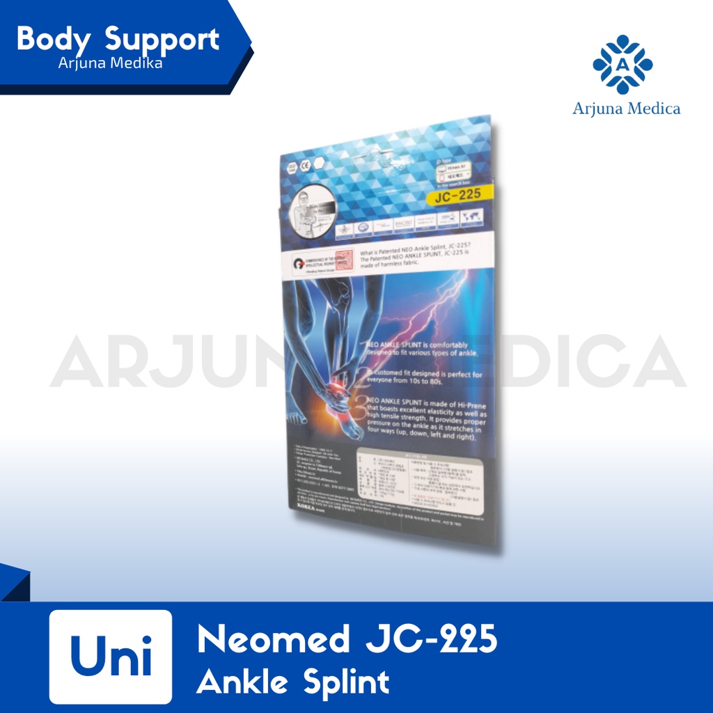 Neomed Ankle Splint JC-225 | Ankle Support | Alat Terapi Ankle