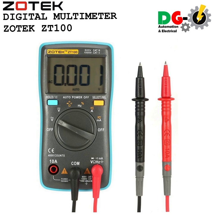 DIGITAL MULTIMETER DIGITAL AVOMETER ZOTEK ZT-100