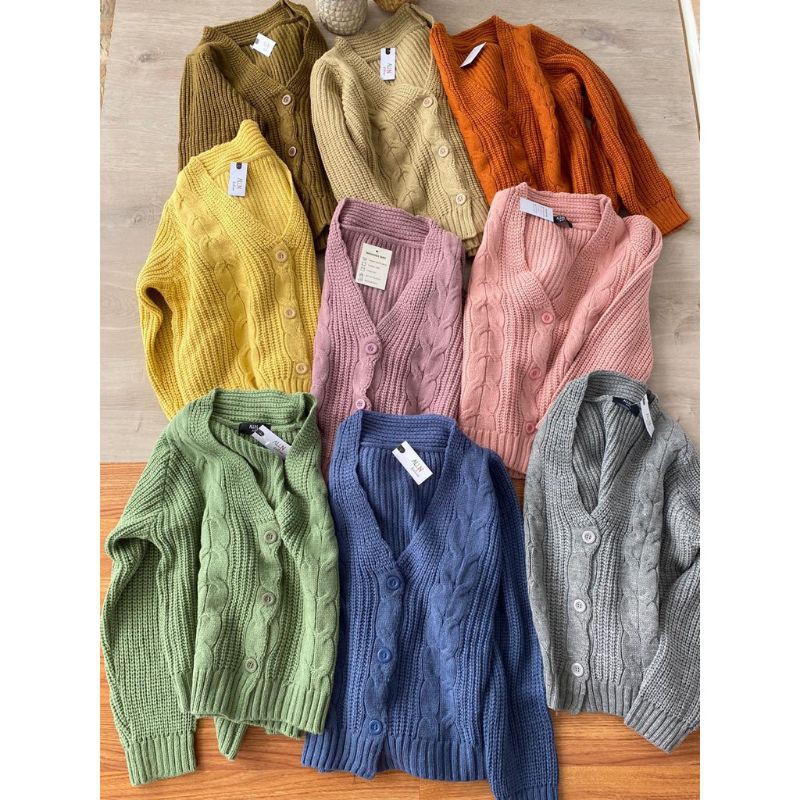 OUTER RAJUT CABLE 3GET SUPER PREMIUM/CARDIGAN RAJUT TEBAL/CARDIGAN WANITA OVERSIZE-5