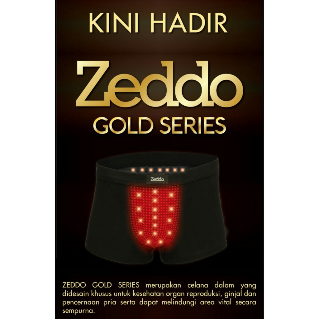 Jual Murah Celana Dalam Kesehatan Zeddo Gold Asli 100%