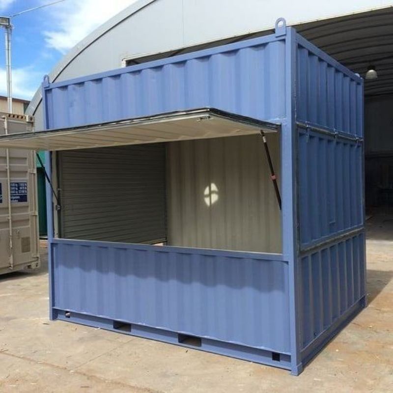 Booth Semi Container 1 Muka 3x2x2m