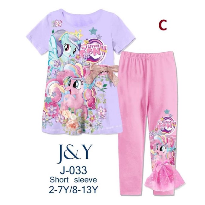 JY SHIRT + LEGGING bahan katun, printing