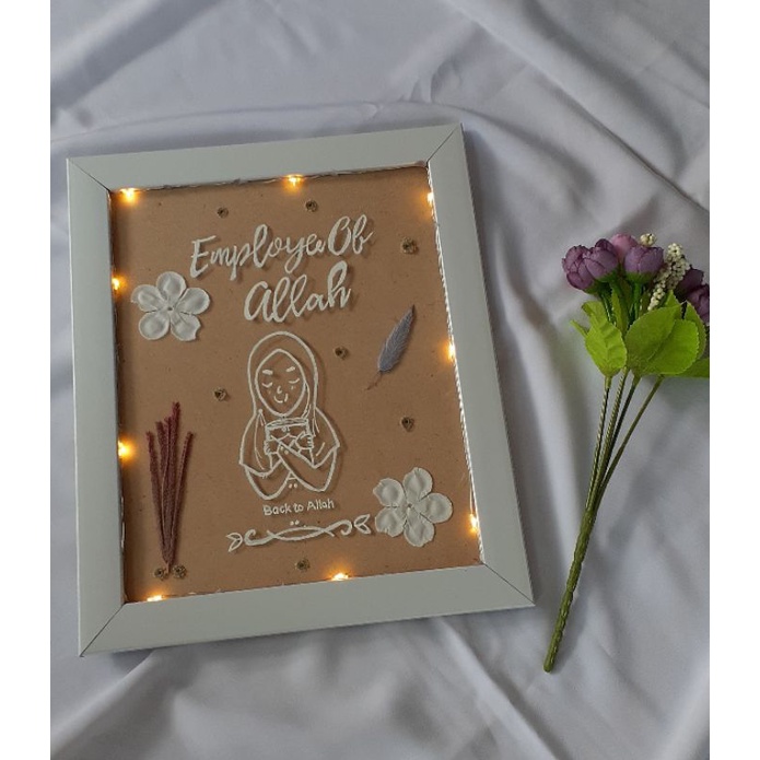 Kado Unik termurah Lettering Frame