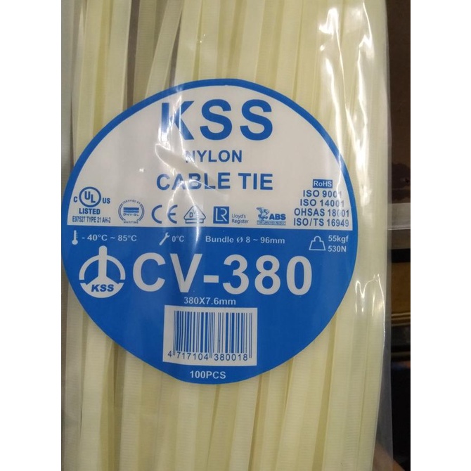 

Office & Stationery | Document Organizer | Kss Kabel Ties Cv 380, Tebal 7,6Mm | Best Seller