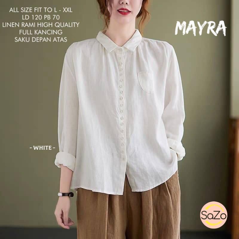 MAYRA BLOUSE BAJU WANITA TERBARU BY ZASO