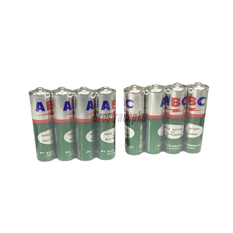 Baterai ABC AA ISI 4 HIJAU 1,5V