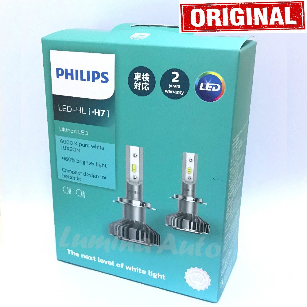 Philips LED H7 Headlight - Philips Ultinon LED H7 Putih White 6000K