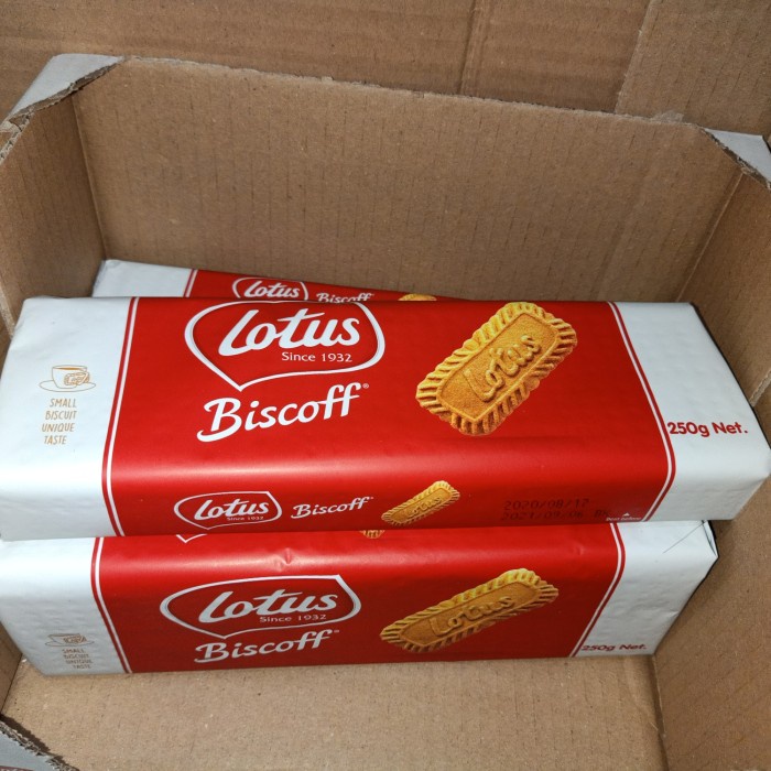 

Wafer-Biskuit- Lotus Biscoff Biscuits Biscuit Lotus - Manis Isi 32Pcs -Biskuit-Wafer.