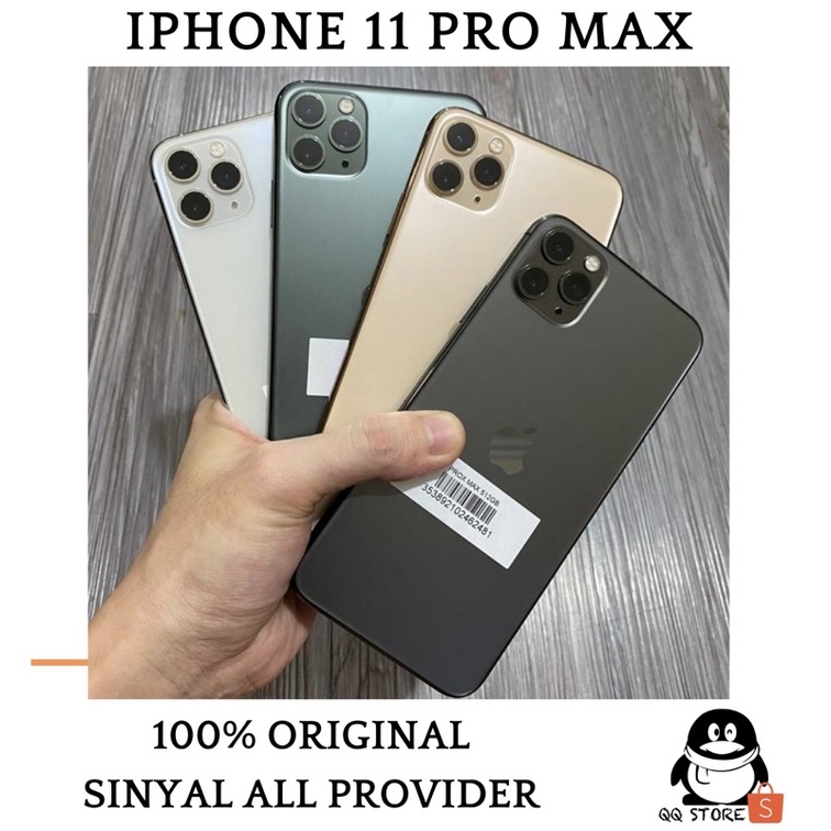 iPhone 11 Pro Max 64GB/256GB/512GB Bekas Original 100% Mulus Fullset