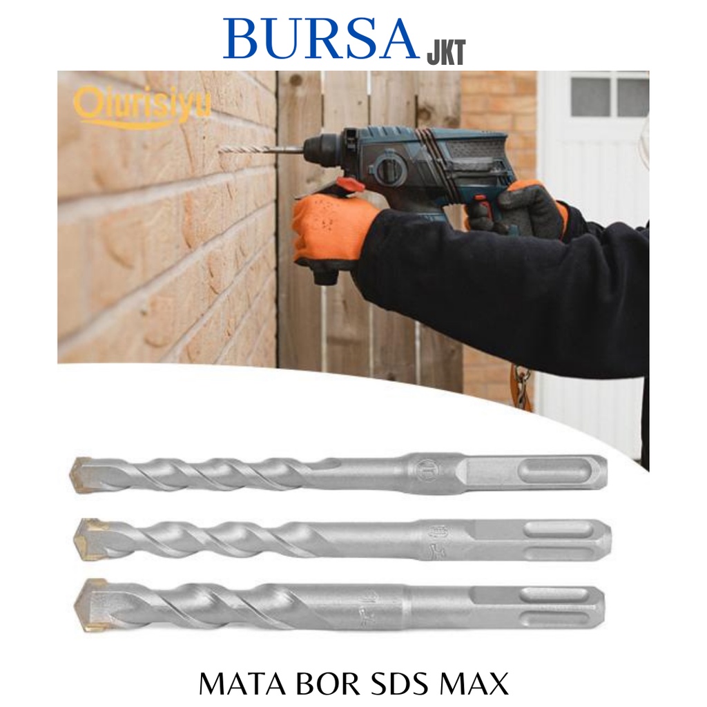 MATA BOR BOBOK PAHAT BETON SDS MAX 25 MM X 200 MM CONCRETE DRILL BIT