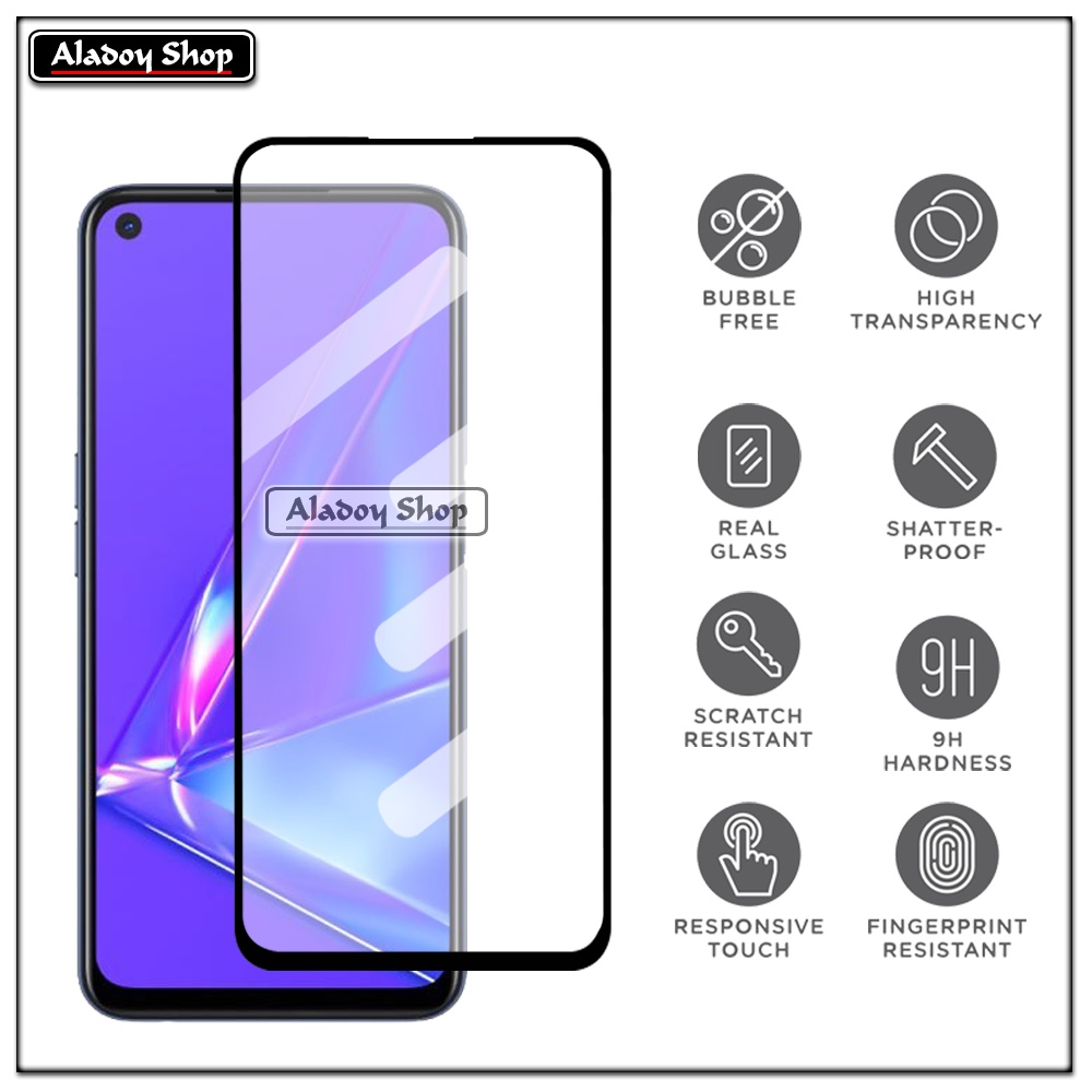 PAKET 2 IN 1 Case Oppo A92 Armor Fusion Transparent Prmium Casing Free Tempered Glass