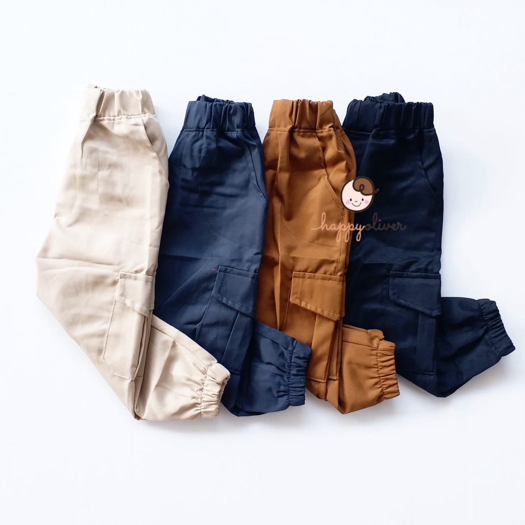 HappyOliver CELANA PANJANG CARGO A celana pants anak laki premium