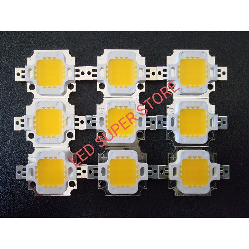 HPL 10w WarmWhite - 10pcs | High Power LED Warm white / Putih Hangat