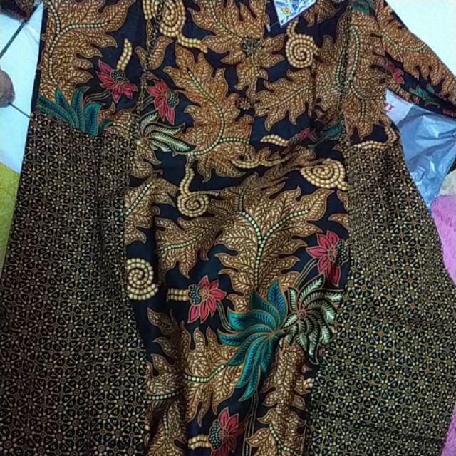 Maura Gamis - Sania Ruffle Batik Gamis Ori Ndoro Jowi Dnt Garansi Termurah Shopee - Shopasopp