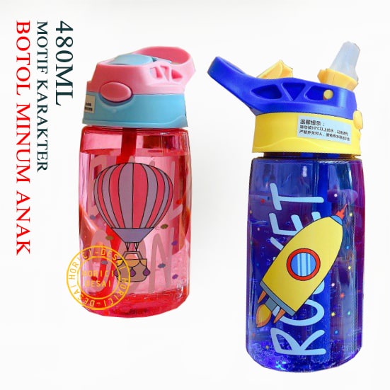 BOTOL MINUM ANAK MOTIF KARAKTER 480ML