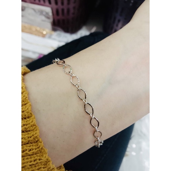 gelang tangan wanita perhiasan pengganti emas//gelang