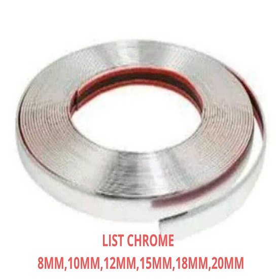 List Chrome Helm Bogo Retro I List Crome Mobil 6-30Mm Moulding List Bombastis