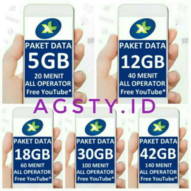 PROMO MURAH KUOTA XL | XL Xtra Combo 10gb, 20gb, 35gb, 40gb, 70gb (Tipe Baru)