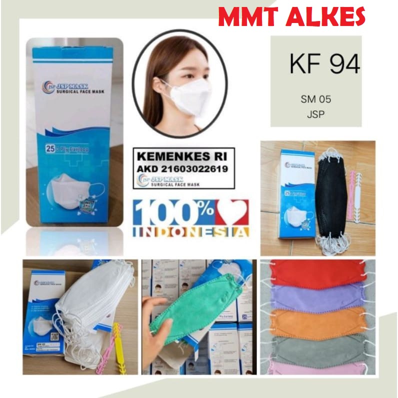 Masker convek  Face Mask Evo Korea Masker JSP Mask isi 25pcs