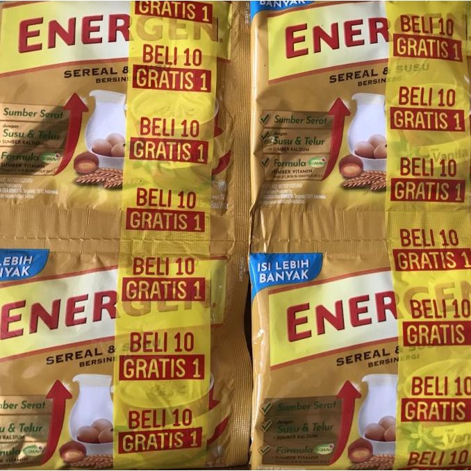 

Promo Awal tahun Energen Rasa Vanila Sachet (1 renceng isi 10 sachet) Promo Awal tahun