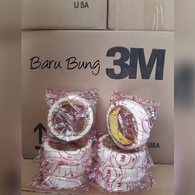 

Lakban Kertas 1 Inch 3M | Masking Tape 24 Mm / 1" ( 1 Dus ) Terbaru