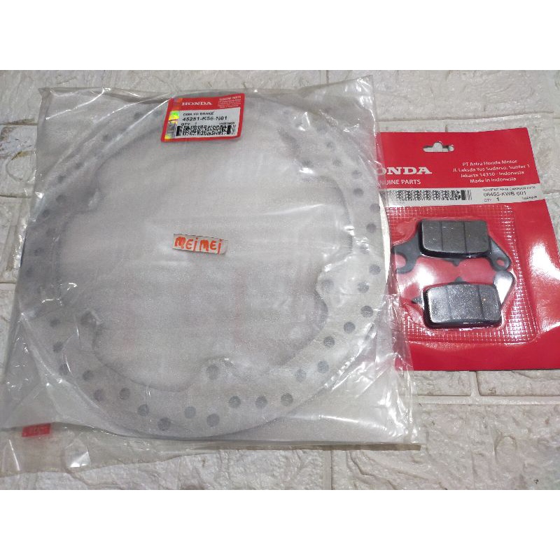 piringan disk cakram depan Supra gtr 150 + kampas