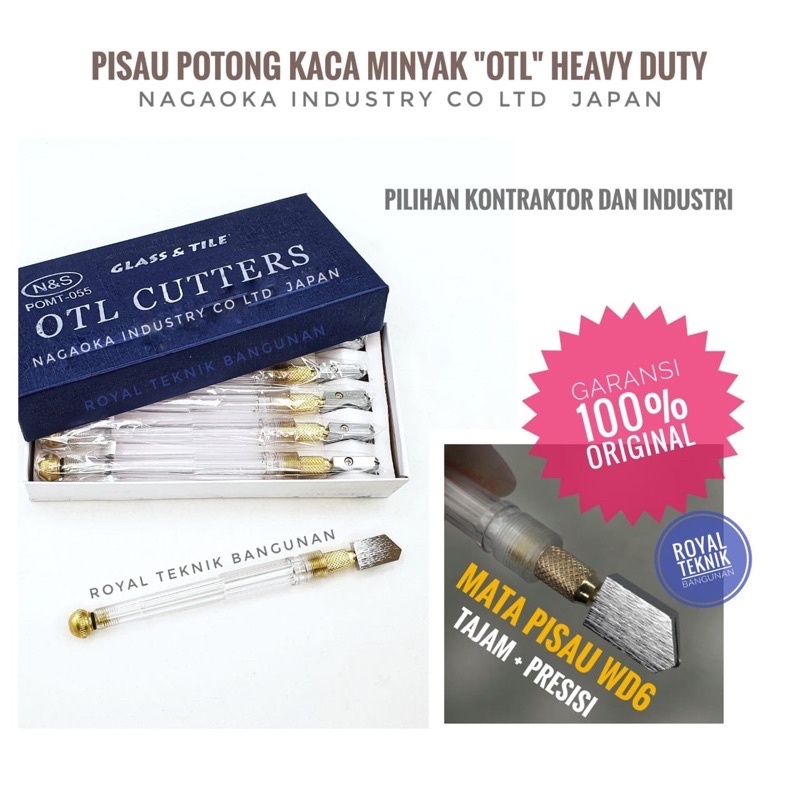 

Pisau Kaca Minyak OTL / Alat Pemotong Kaca / Oil Glass Knife Cutter