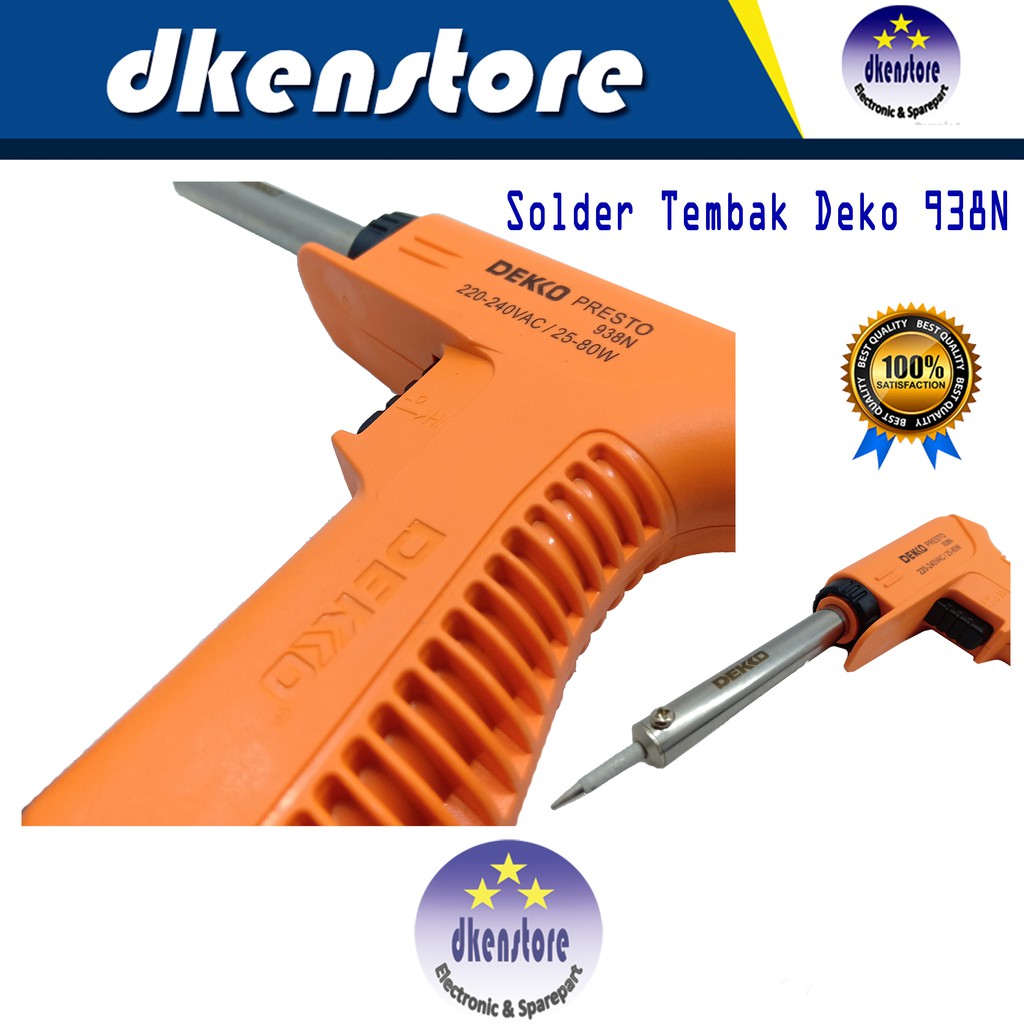 Solder Gun Tembak Dekko 938N Ori deko