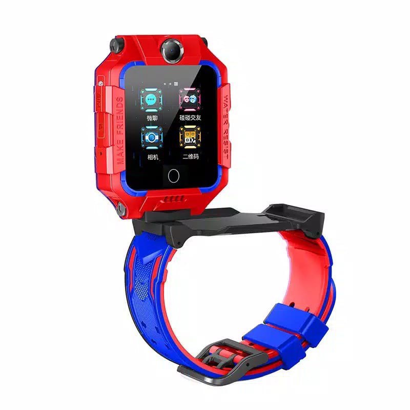 MN-04 Z6 dua kamera&amp; z6 360# Anti Air Kids Smart Watch Anak SOS LBS Jam Tangan Pintar Menonton